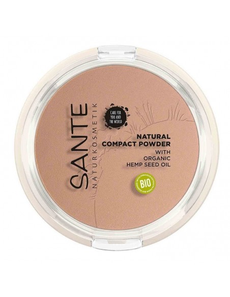 Maquillaje compacto 02 neutral beige SANTE