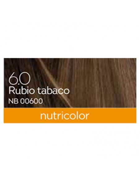 Tinte nutricolor rubio tabaco 6.0 BIOKAP 140 ml BIO