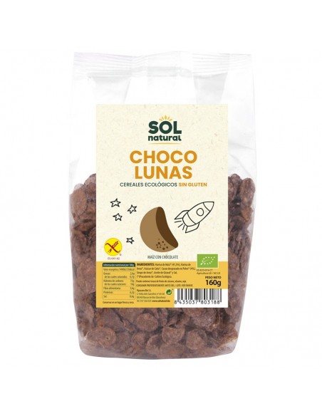 Choco lunas sin gluten SOL NATURAL 160 gr BIO