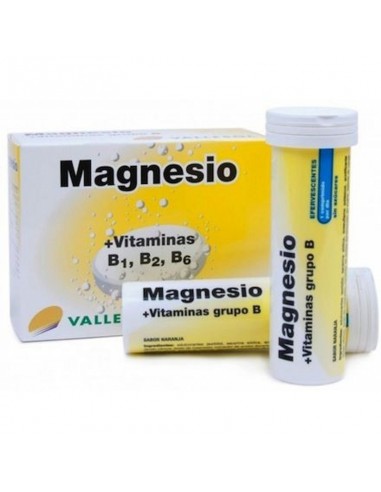 Magnesio y vitamina B efervescente...