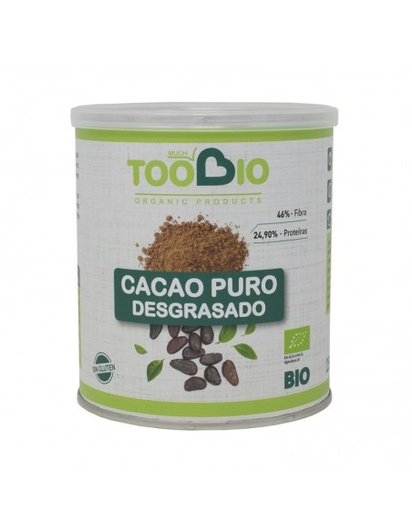 Cacao 100% sin azucar sin gluten TOO BIO 250 gr BIO
