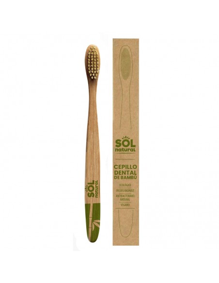 Cepillo bambu adulto SOL NATURAL
