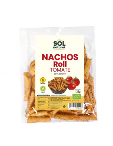 Nachos maiz tomate SOL NATURAL 125 gr BIO