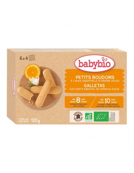 Galletas naranja BABYBIO 120 gr