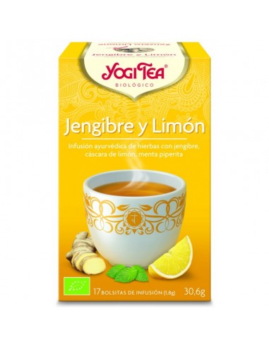 Yogi tea infusion jengibre limon 17...