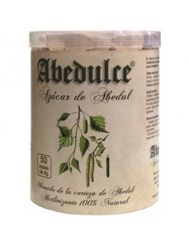 Azucar abedul sticks ABEDULCE 50x7,5 gr