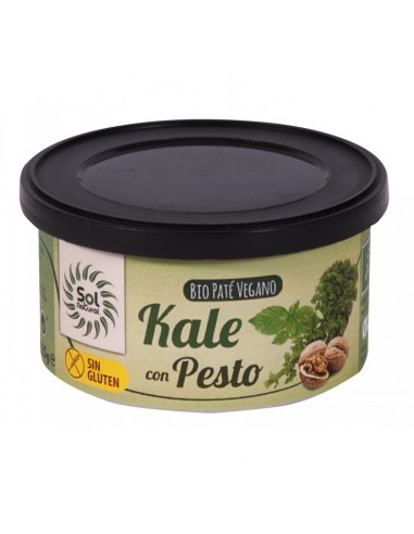 Pate vegano kale con pesto sin gluten...