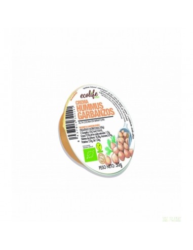 Hummus de garbanzos ECOLIFE 50 gr BIO