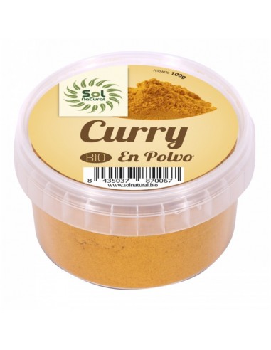 Curry en polvo SOL NATURAL 100 gr BIO