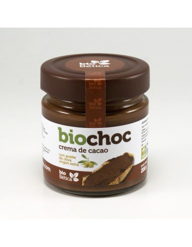 Crema cacao aceite oliva BIOBETICA...