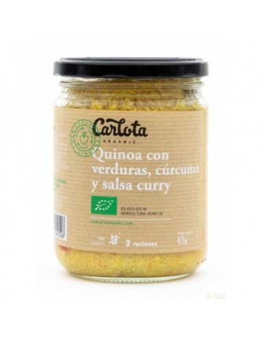Quinoa verduras curcuma curry CARLOTA...