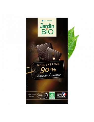 Chocolate negro 90% cacao JARDIN BIO...