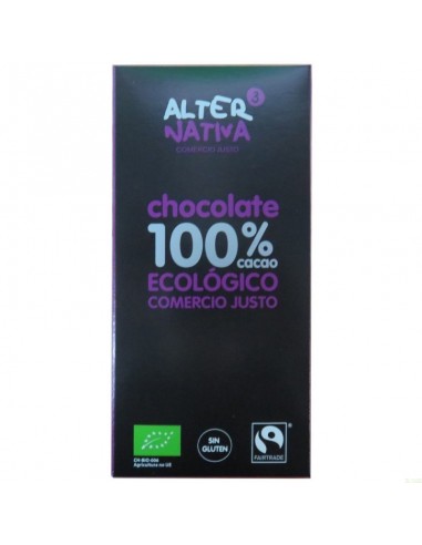 Chocolate 100% ALTERNATIVA 3 (80 gr) BIO