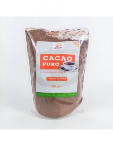 Cacao Puro BIO 500 g. Sin azúcar....