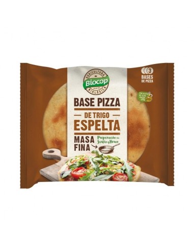 Base pizza espelta fina BIOCOP 390 gr...