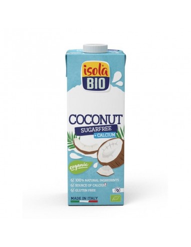 Bebida coco sin azucar ISOLA 1 L BIO