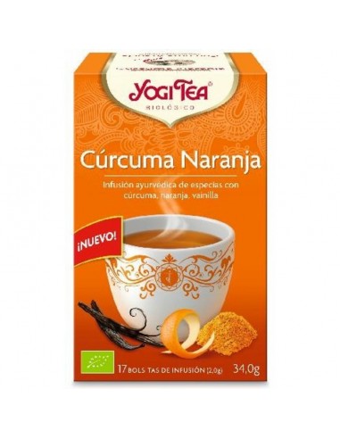 Yogi tea infusion curcuma naranja 17...