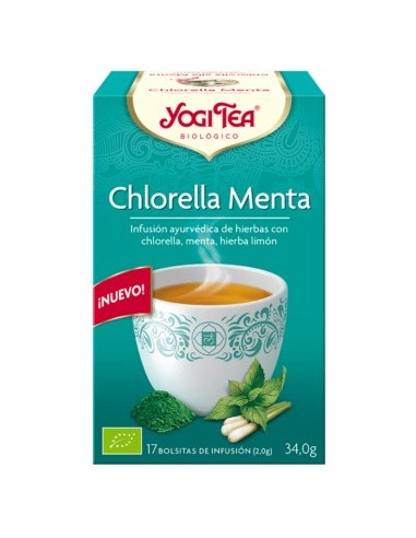 Yogi tea infusion clorella menta 17...