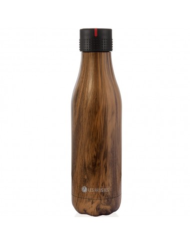 Botella inox wood LES ARTISTES 500 ml