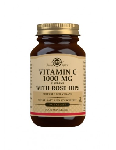 Rose hips C 1000 mg SOLGAR 100 comprimidos