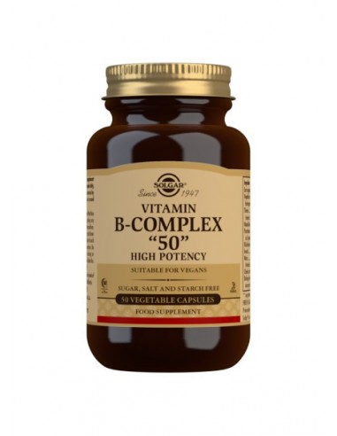 Vitamina B-Complex "50" SOLGAR 50 capsulas