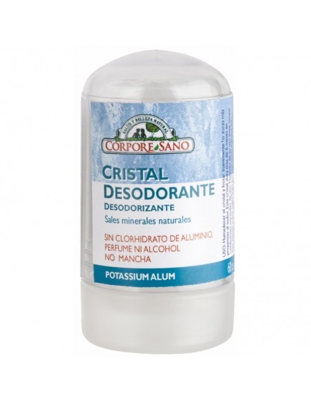 Desodorante mineral potasio CORPORE SANO 60 gr