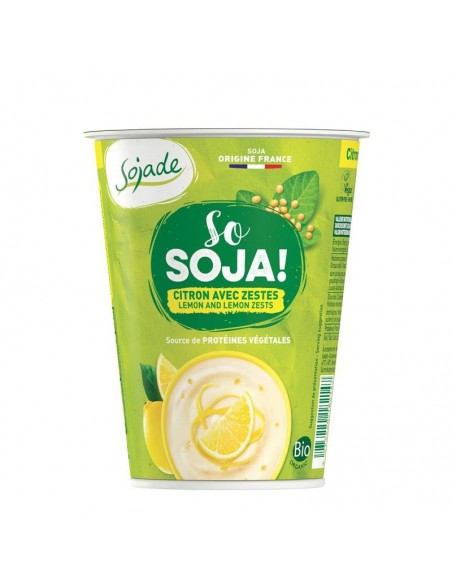 Yogur soja limon SOJADE 400 gr BIO