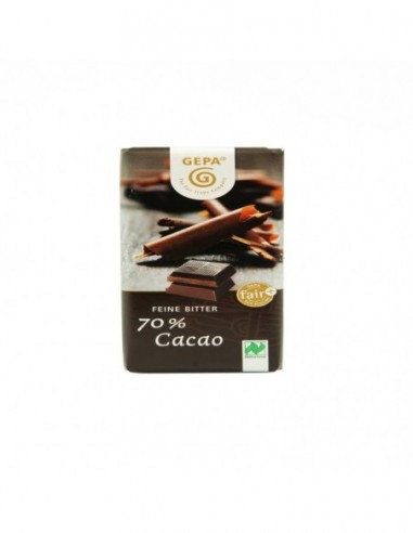 Mini tableta Chocolate Negro 70% BIO...