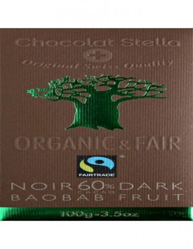 Chocolate Negro 60% con Baobab BIO 100 g