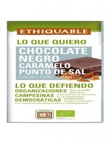 Chocolate Negro Caramelo punto de Sal...