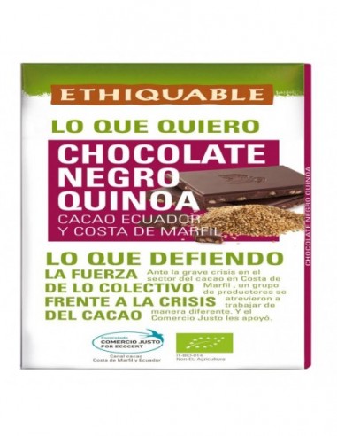 Chocolate Negro con Quinoa BIO 100 g