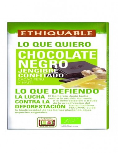 Chocolate Negro con Jengibre...