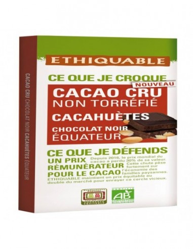 Tableta cacao Crudo con Cacahuetes...