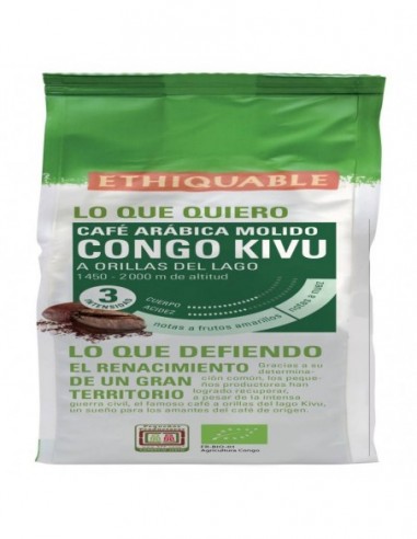 Café Premium Congo Kivu molido BIO...