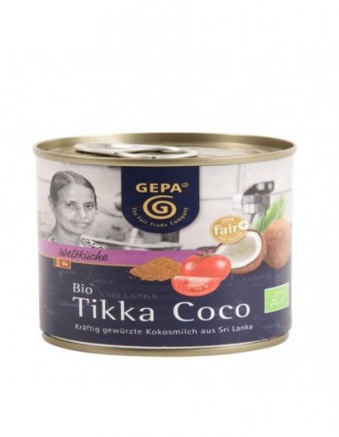 Leche de Coco Tikka  BIO 200 ml....