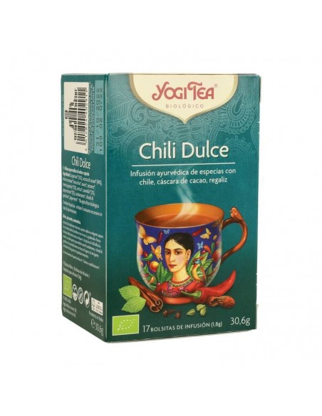 Yogi tea infusion chili dulce 17 bolsas BIO