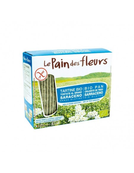 PAN FLORES sin sal y sin azucar trigo sarraceno 150 gr BIO