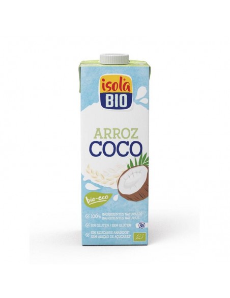 Bebida arroz coco ISOLA BIO 1 L