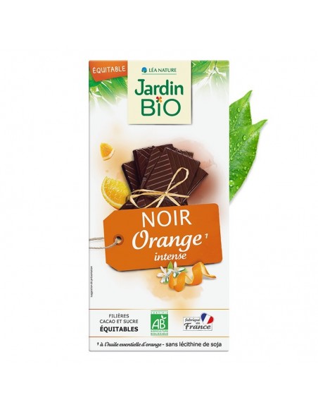 Chocolate negro con naranja JARDIN BIO 100 gr