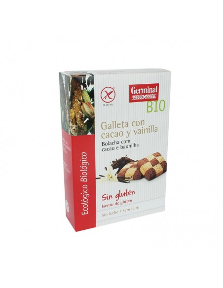 Galletas cacao vainilla sin gluten GERMINAL 250 gr BIO