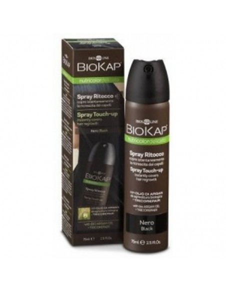Spray touch-up negro BIOKAP 75 ml BIO