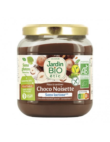 Crema chocolate avellana sin gluten JARDIN BIO 350 gr