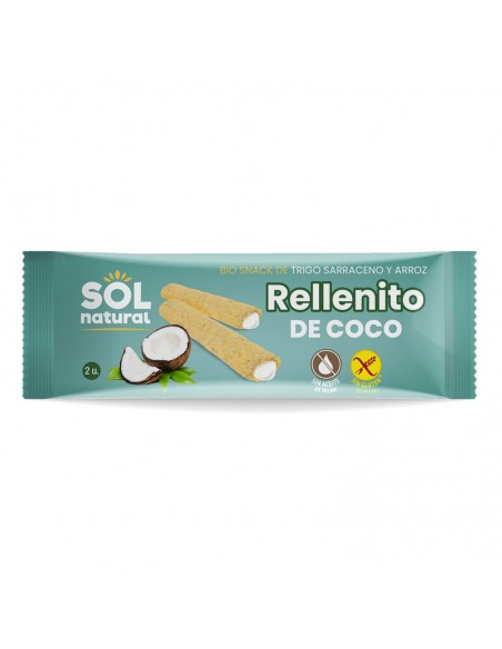 Rellenito coco sin gluten SOL NATURAL 25 gr BIO