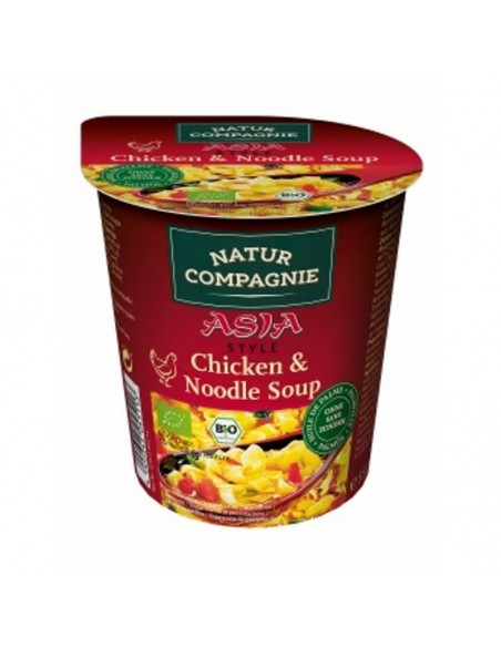 Asia noodles instantaneos pollo NATUR COMPAGNE 55 gr BIO