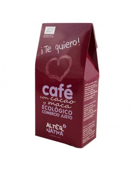 Cafe cacao maca molido ALTERNATIVA 3 125 gr BIO ¡Te quiero!
