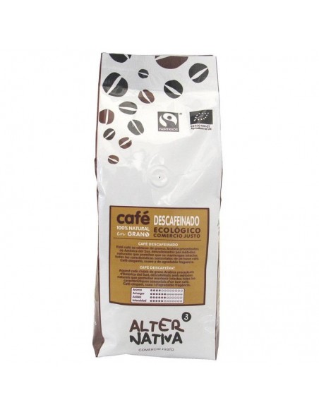 Cafe descafeinado grano ALTERNATIVA 3 (500 gr) BIO