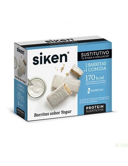 Barrita sustitutiva yogur SIKEN 8 unidades
