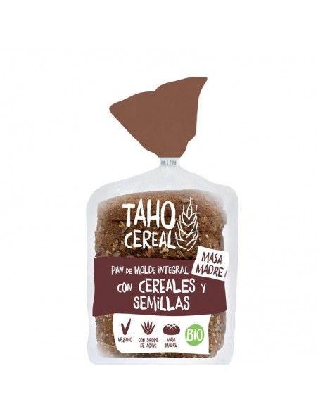 Pan molde cereales semillas integral TAHO 400 gr BIO