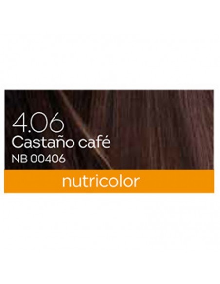 Tinte nutricolor castaño cafe 4.06 BIOKAP 140 ml BIO