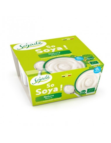 Yogur soja natural SOJADE 4x100 gr BIO